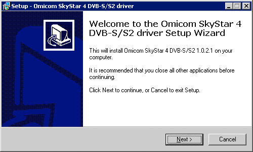 ����������� �������� StarBlazer � ��������� Omicom SS 4 DVB-S2 PCI